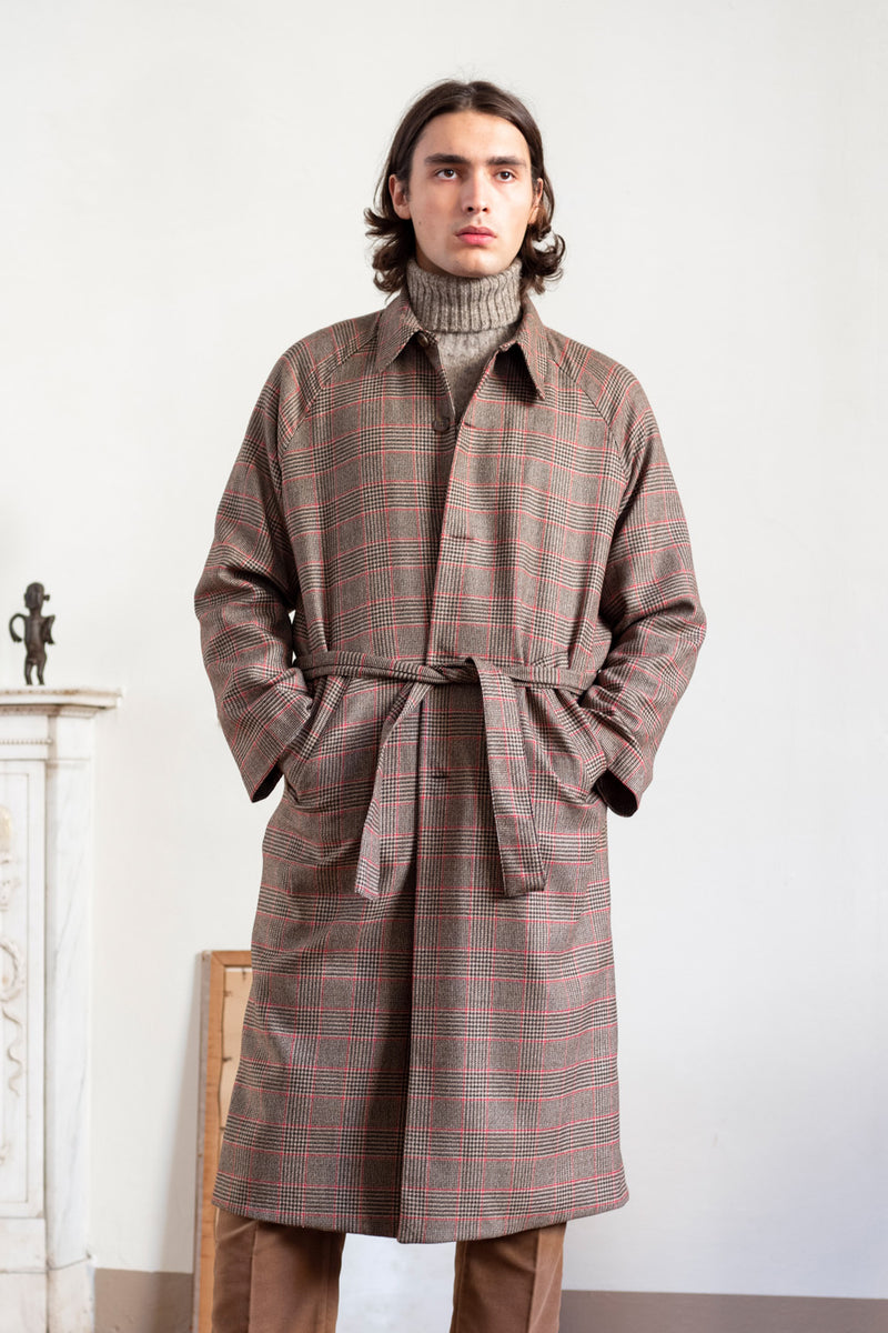 Wool Trench Coat in Walnut – JOYCE