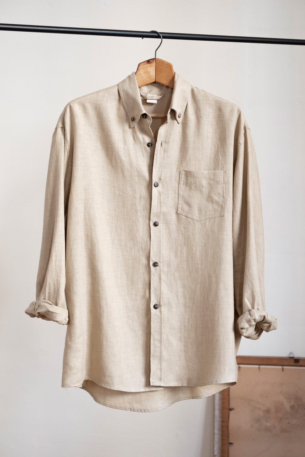 Oversized Shirt in Camel