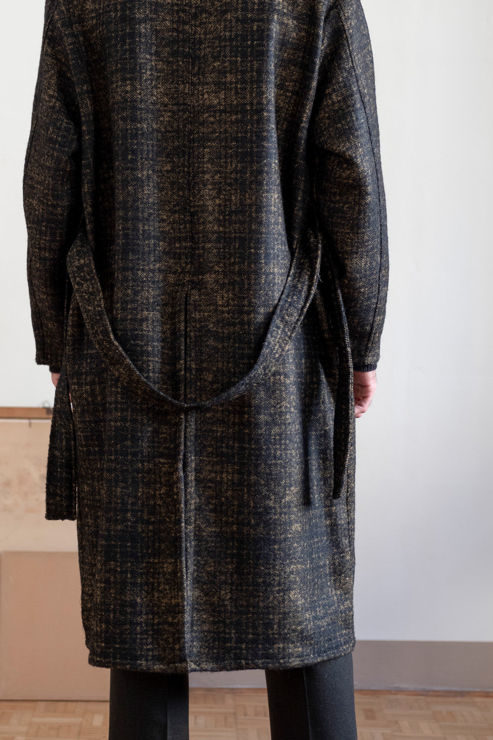 Wool Overcoat in Charcoal