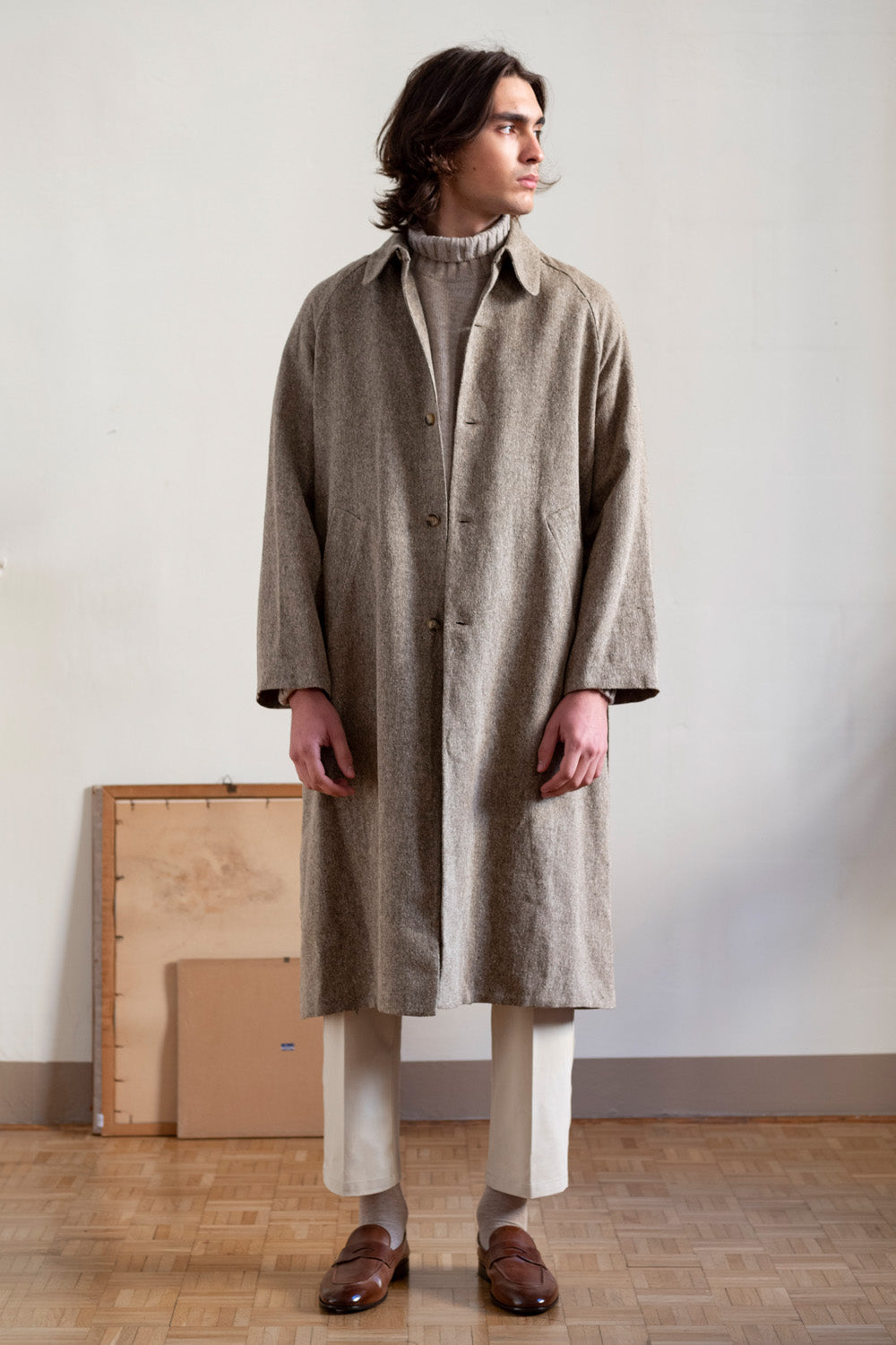 Hemp Trench in Melange