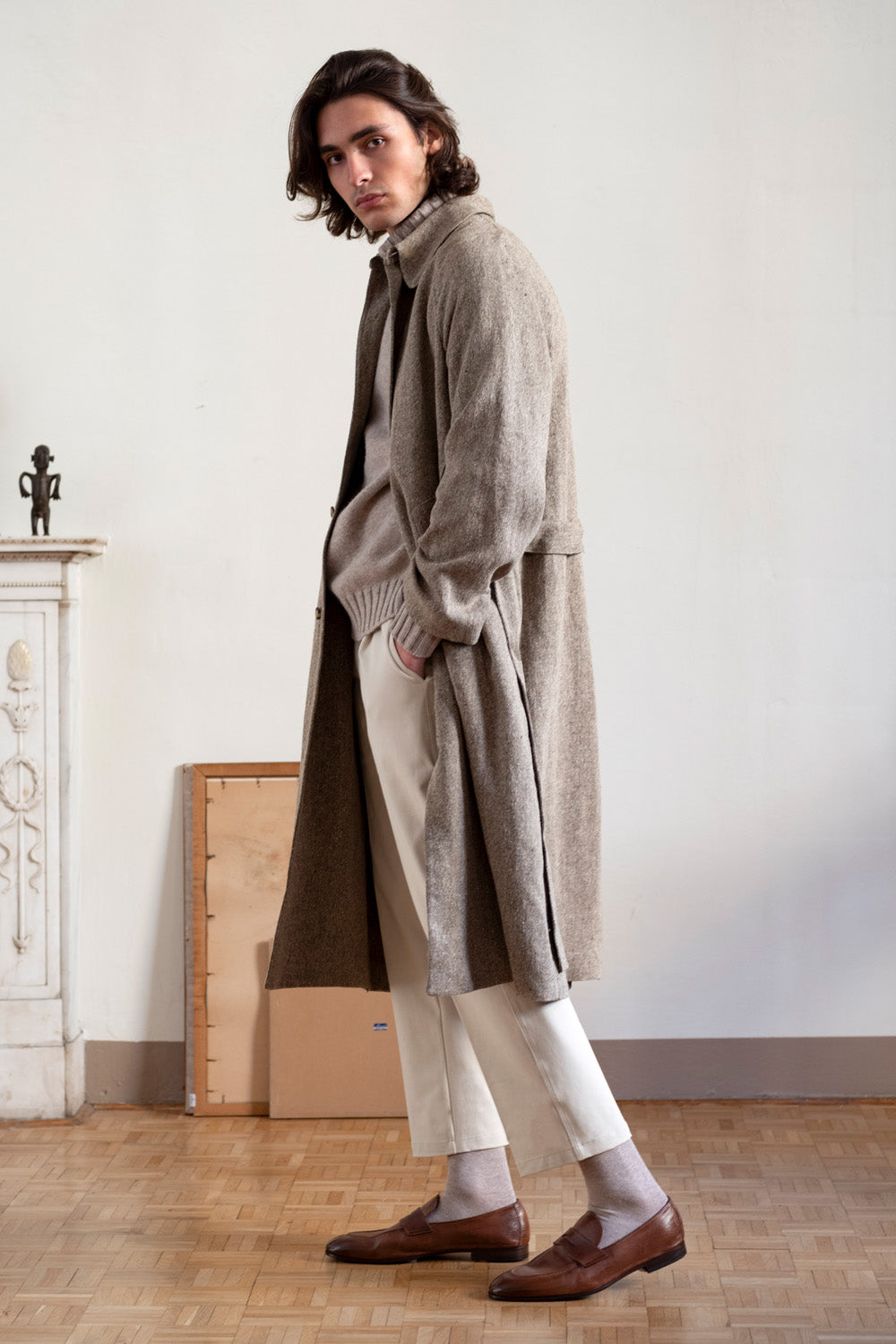 Hemp Trench in Melange