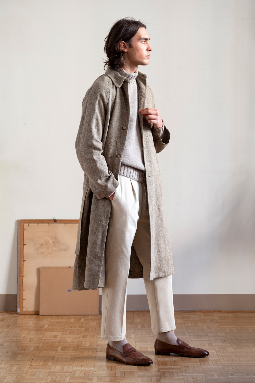 Hemp Trench in Melange