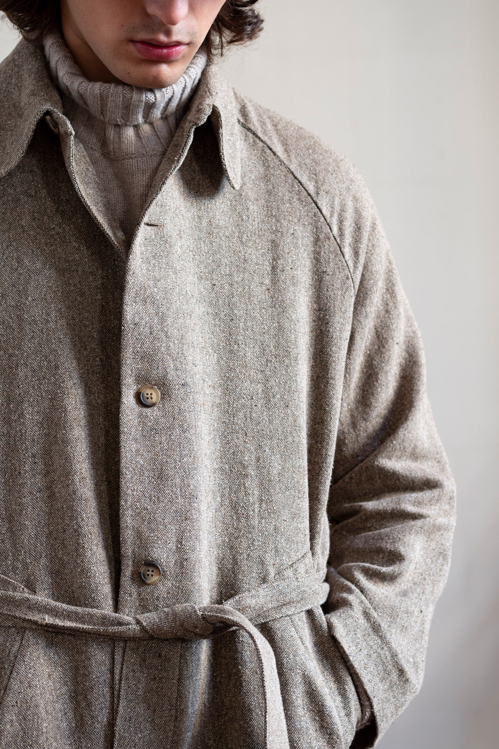 Hemp Trench in Melange