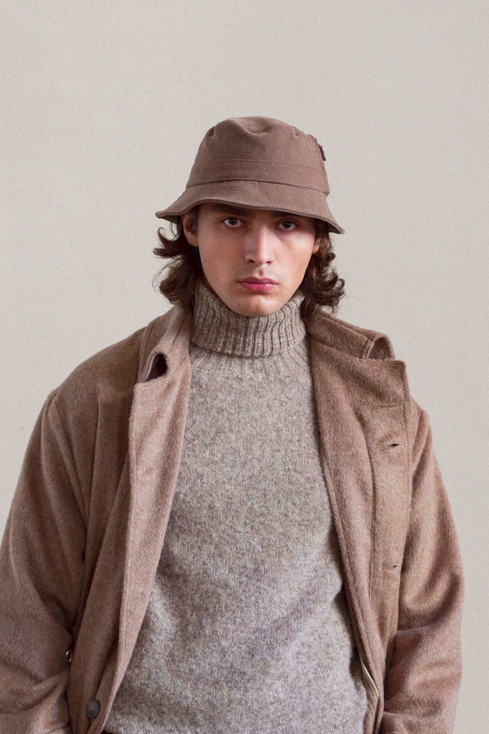 Bucket Hat in Mud Canvas